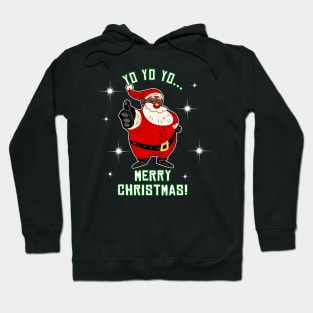 Jolly Black Santa Claus Shirt Fun African American Christmas Hoodie